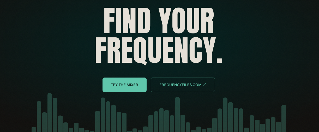 Frequency Files — site preview